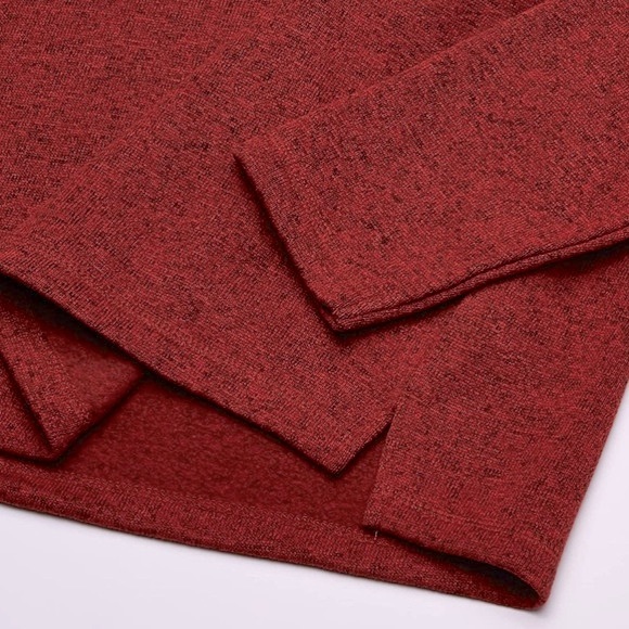 Wrangler Authentics Men's Long Sleeve Fleece Quarter-Zip, Bossa Nova - Picture 7 of 10